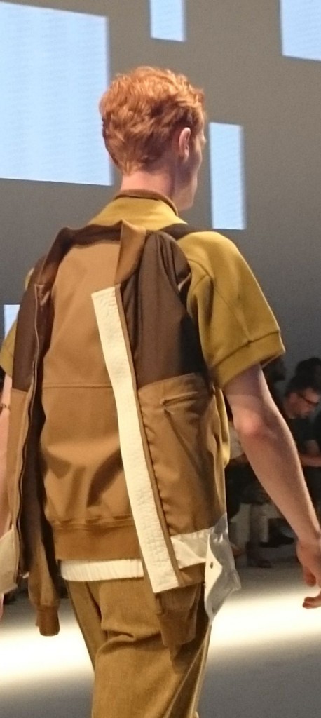 I just had to snap the backpack/jacket combo! So intriguing