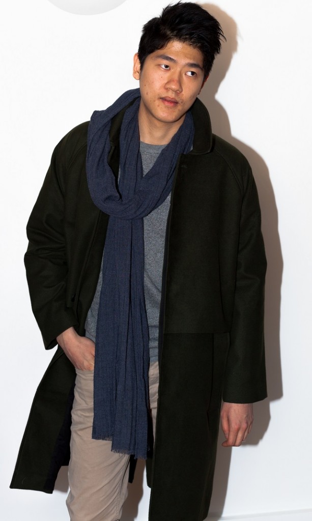 Oliver as architectural performance artist