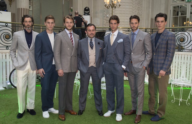 12th June 2016 LCM s/s 2017: Chester Barrie - presentation held at The Palm Court, The Waldorf, London. Here: Chester Barrie Credit: Justin Goff/GoffPhotos.com